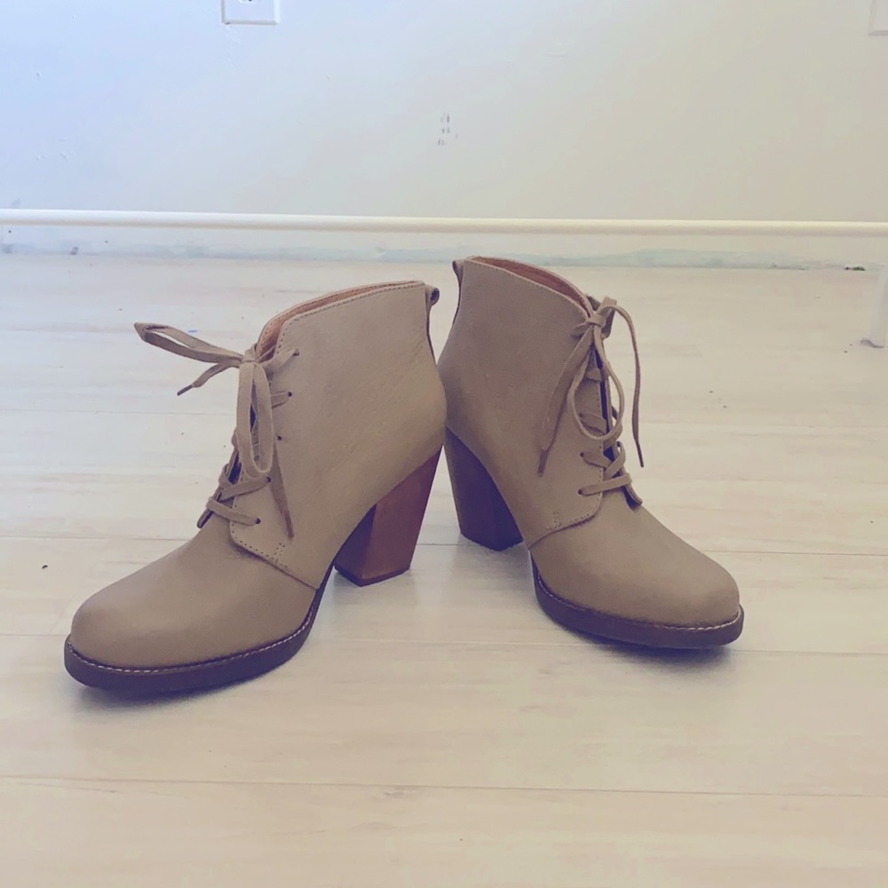 Latigo "Fig" Lace Up Booties